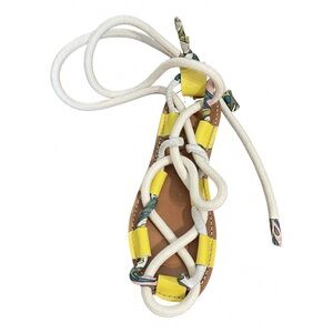 NIB LANVIN GLADIATOR LEATHER SANDALS SIZE 38 retails $495.